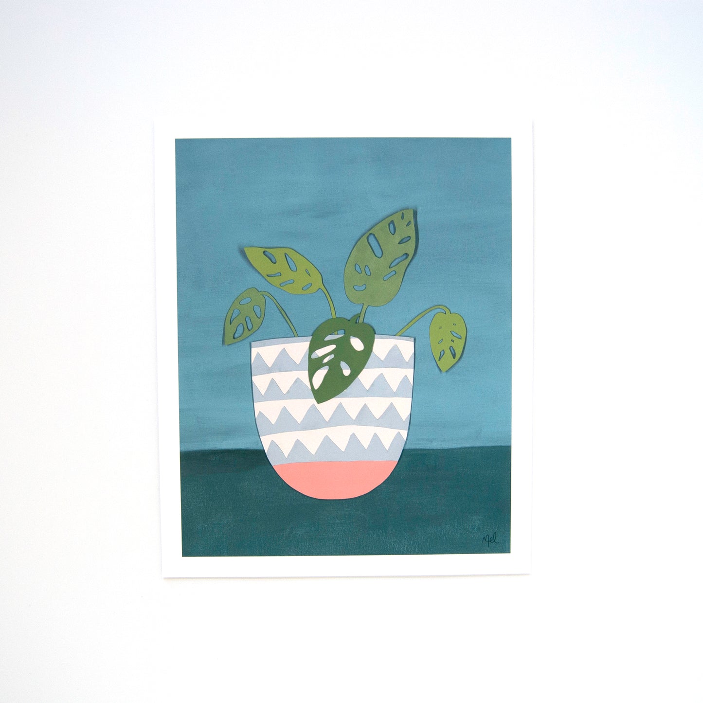 "Stormy Swiss Cheese" A Vertical Print