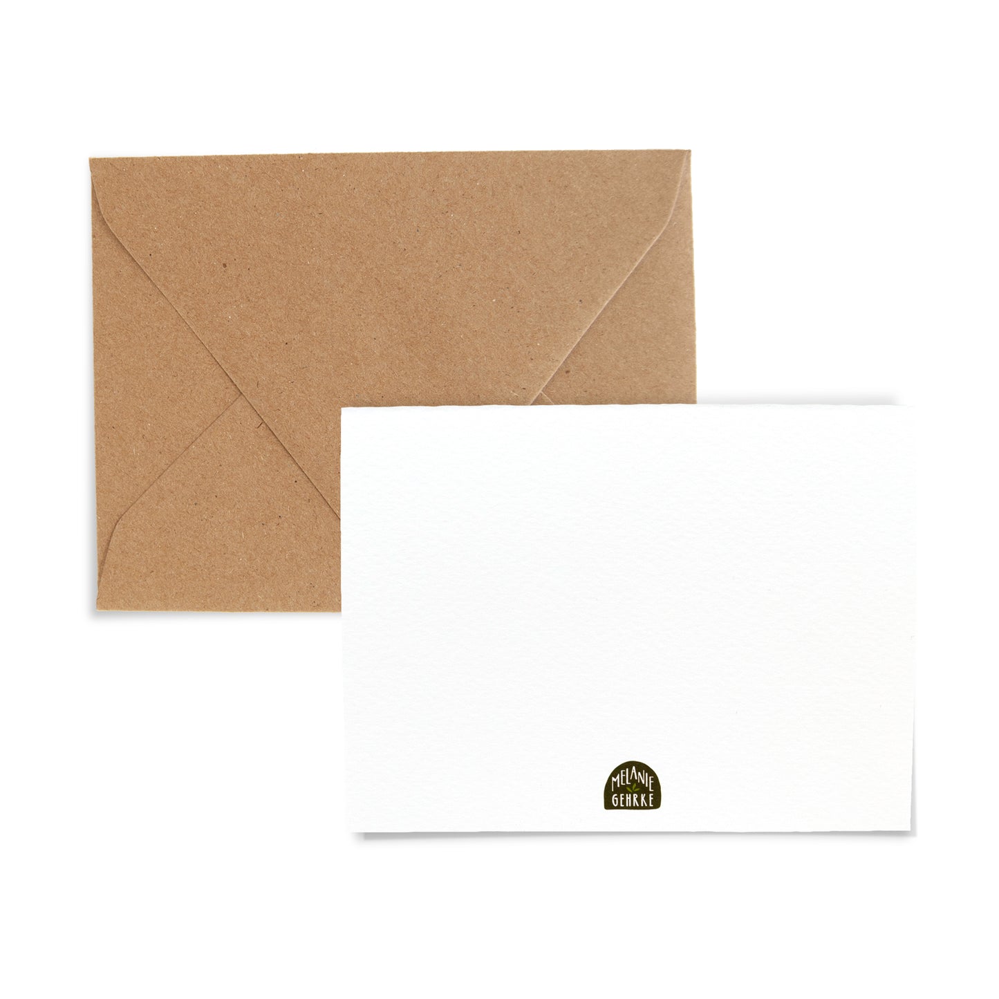 Light Blue Gold Foil Daisy Card