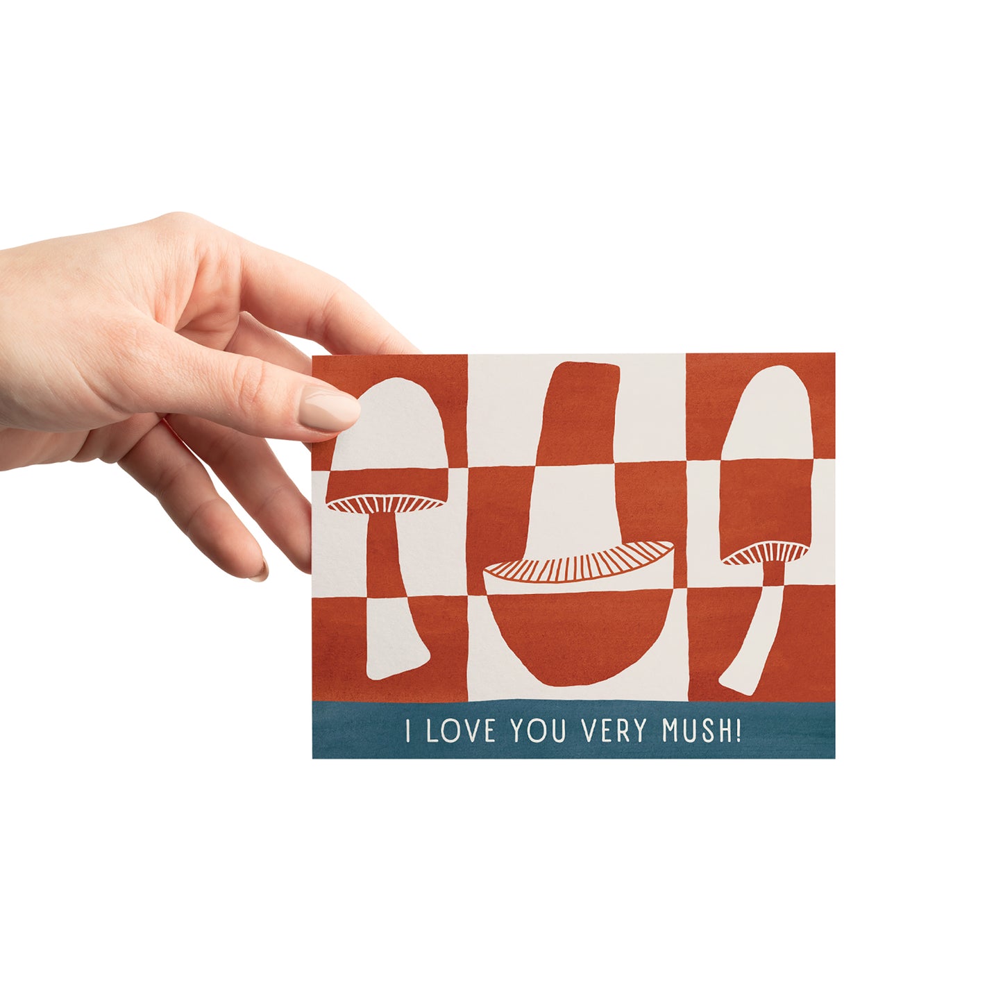 Check Mushroom Love You Card
