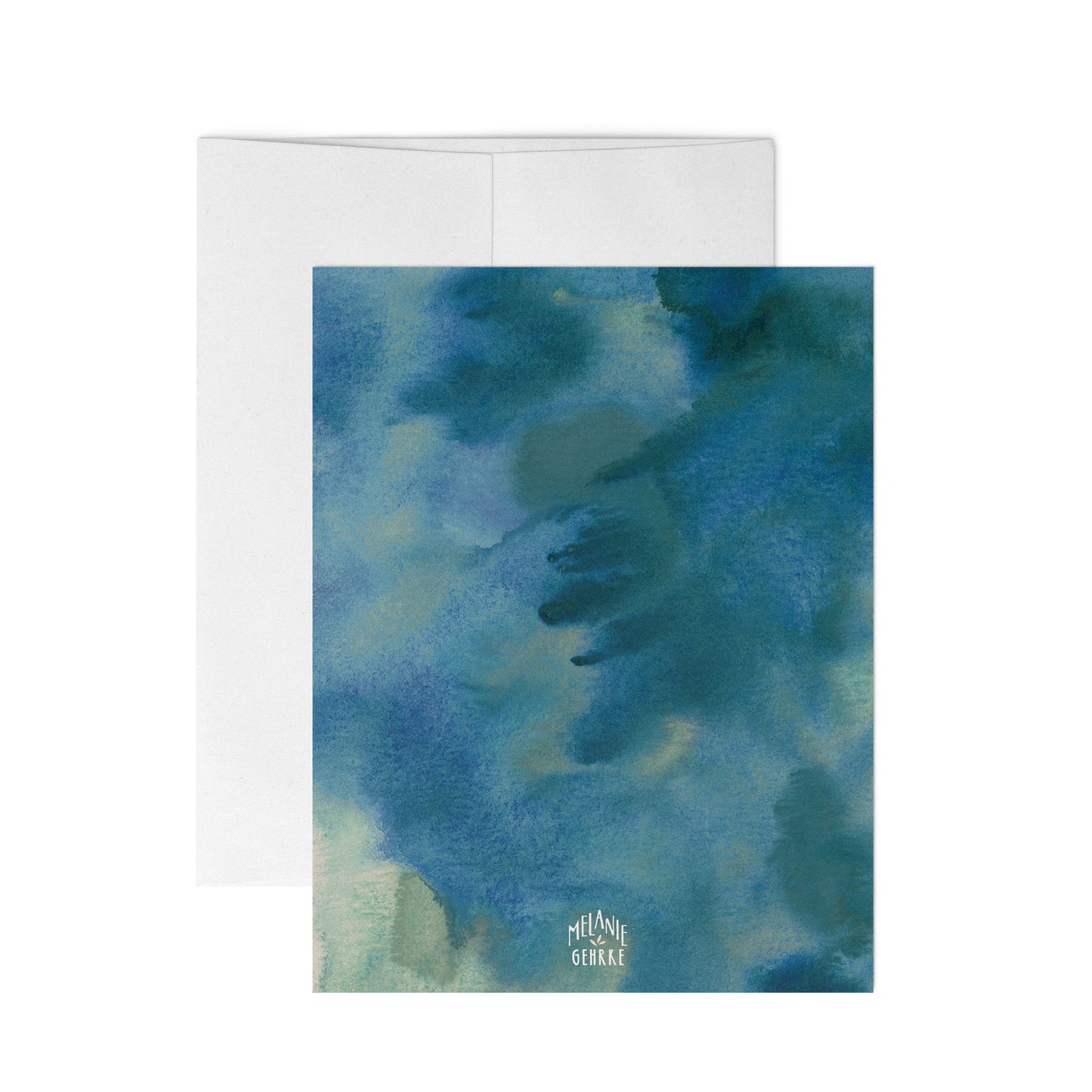 Blue Tie Dye Thank You Card